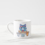 Anime Tom, Jerry och Tuffy Dessert Parlor Espressomugg<br><div class="desc">Den här fina animerade bilden fångar själva kärnan av roligt och söthet. Tom, den muntra katten, är skicklig med en strimlad skärm som söker sig från en gigantisk, överflödig skål av färglös glass. Hans stora, grönt ögon och vänliga leende bidrar till scenens inbjudande stämning. Han är Jerry och Tuffy, som...</div>