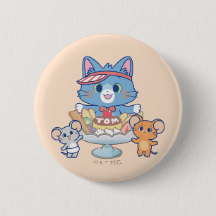 Anime Tom, Jerry och Tuffy Dessert Parlor Knapp