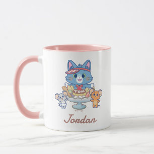 Anime Tom, Jerry och Tuffy Dessert Parlor Mugg
