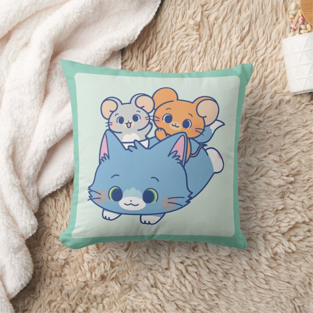 Anime Tom, Jerry och Tuffy Kudde (Filt)