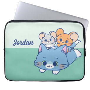 Anime Tom, Jerry och Tuffy Laptop Fodral