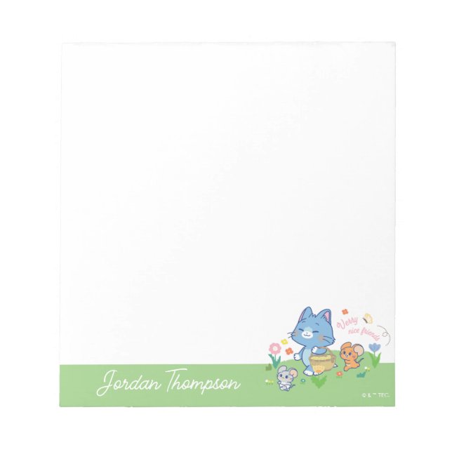 Anime Tom, Jerry och Tuffy Picnic Anteckningsblock (Framsida)