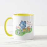 Anime Tom, Jerry och Tuffy Picnic Mugg<br><div class="desc">Med den här snygga animeringsgrafiken kan du spela in en glatt dag ut i naturen. Tom leder vägen med ett picknickskt basket och njuter av skönheten i vår blommor kring honom. Tuffy och Jerry, lika lycklig, följer med, Tuffy med en nyfiken återblick och Jerry med entusiasm. Scenen ställs in i...</div>