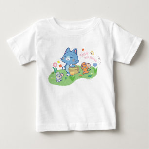 Anime Tom, Jerry och Tuffy Picnic T Shirt