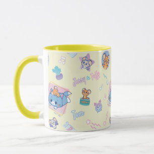 Anime Tom, Jerry och Tuffy Playtime Mönster Mugg