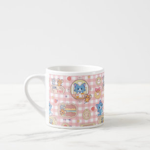 Anime Tom och Jerry Bakery Mönster Espressomugg