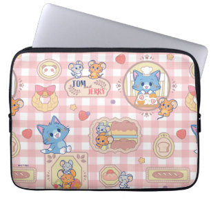 Anime Tom och Jerry Bakery Mönster Laptop Fodral