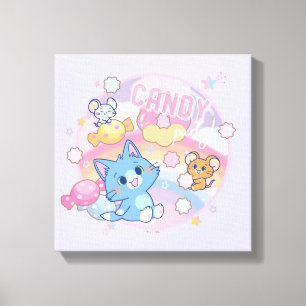 Anime Tom och Jerry Candy Party Canvastryck