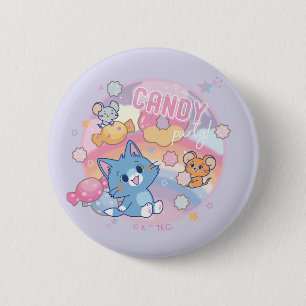 Anime Tom och Jerry Candy Party Knapp