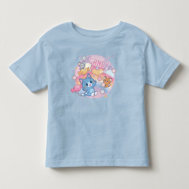 Anime Tom och Jerry Candy Party T Shirt (Framsida)