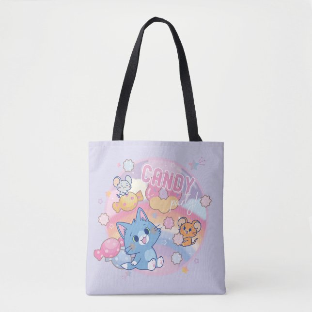 Anime Tom och Jerry Candy Party Tygkasse (Framsida)