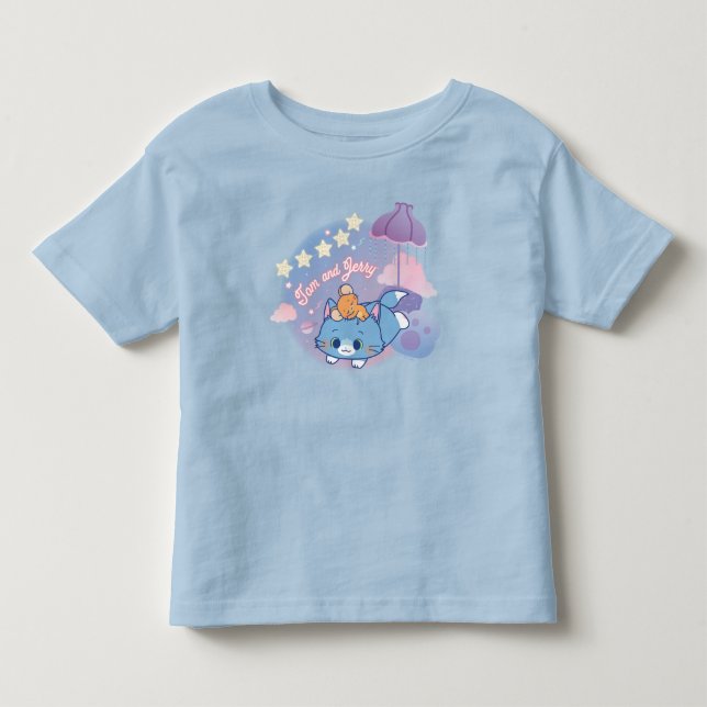 Anime Tom och Jerry Dreamy Nights T Shirt (Framsida)
