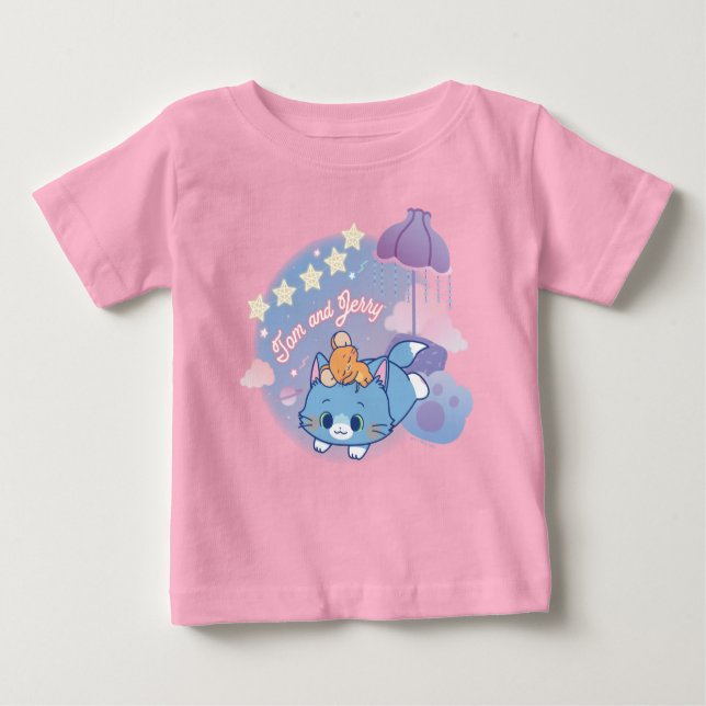 Anime Tom och Jerry Dreamy Nights T Shirt (Framsida)