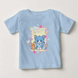 Anime Tom och Jerry Strawberry Roligt T Shirt