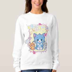 Anime Tom och Jerry Strawberry Roligt T Shirt