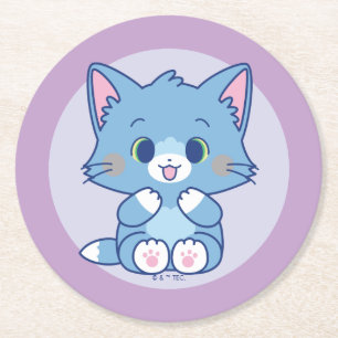 Anime Tom och Jerry - Tom Underlägg Papper Rund