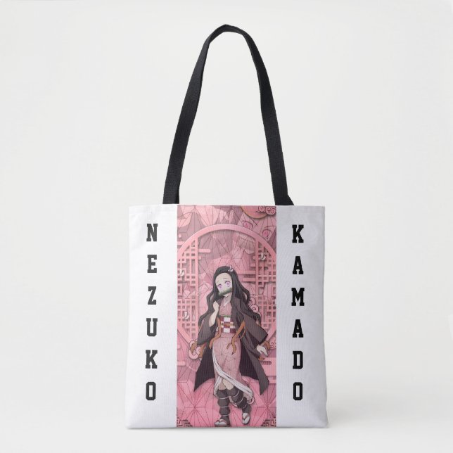 Anime Tote Bag - Nezuko Tygkasse (Framsida)