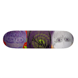 Anime Trilogi Old School Skateboard Bräda 18 Cm