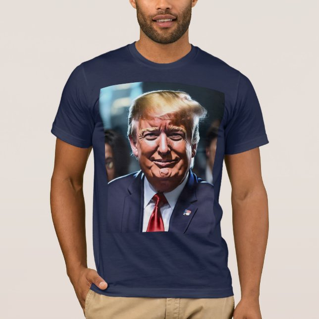 "Anime Trump: leende befälhavare T Shirt (Framsida)