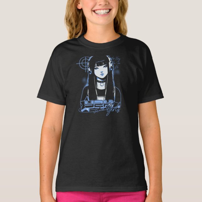 Anime Tshirt For Girls T Shirt (Framsida)
