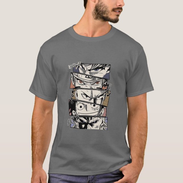 Anime Tshirt T Shirt (Framsida)