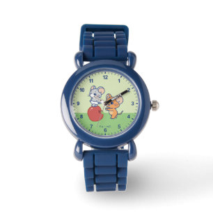 Anime Tuffy och Jerry Apple Rolling Armbandsur