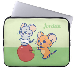 Anime Tuffy och Jerry Apple Rolling Laptop Fodral