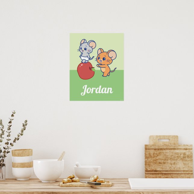 Anime Tuffy och Jerry Apple Rolling Poster (Kök)