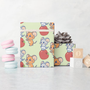 Anime Tuffy och Jerry Apple Rolling Presentpapper