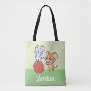 Anime Tuffy och Jerry Apple Rolling Tygkasse