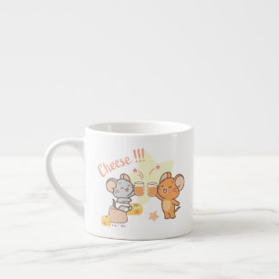 Anime Tuffy och Jerry Cheers to Cheese Espressomugg