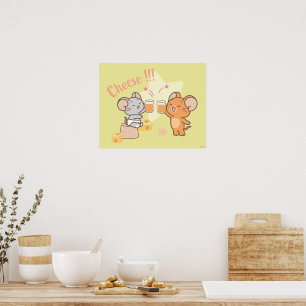 Anime Tuffy och Jerry Cheers to Cheese Poster