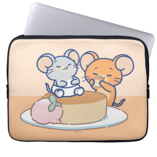 Anime Tuffy och Jerry Cheesecake Laptop Fodral