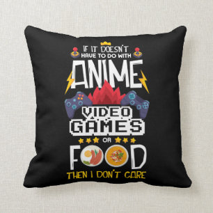 Anime TV-spel Mat Gamer nörd Spelkontroll Kudde