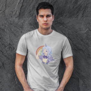 Anime Unicorn Girl T Shirt