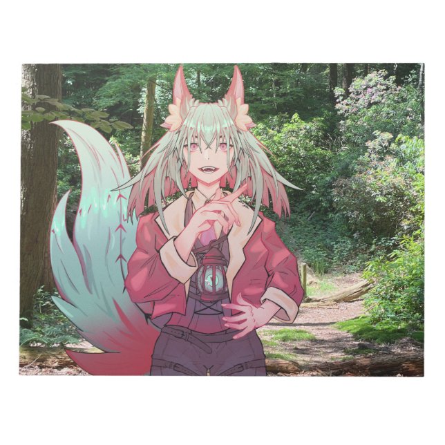 Anime, V Tuber, VTuber, Forrest Anteckningsblock (Framsida)