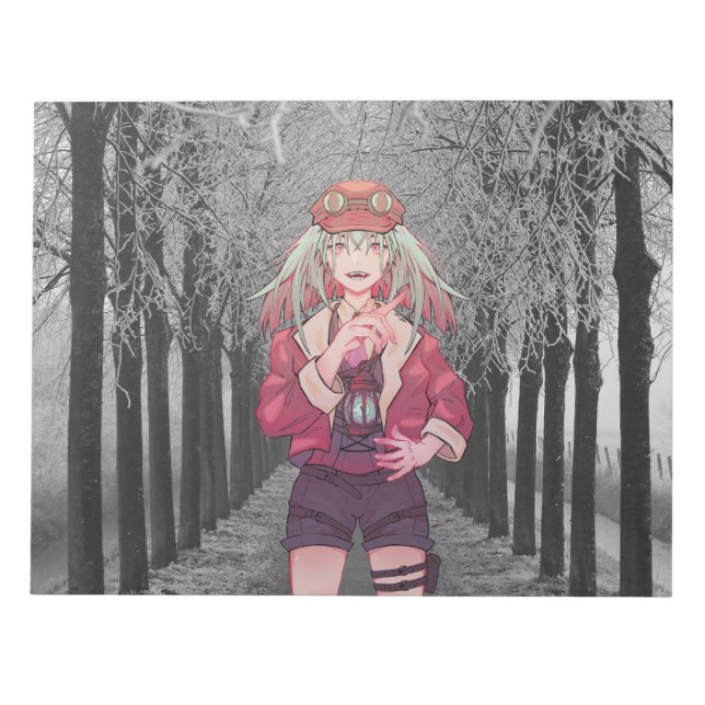 Anime, V Tuber, VTuber winter Anteckningsblock (Framsida)