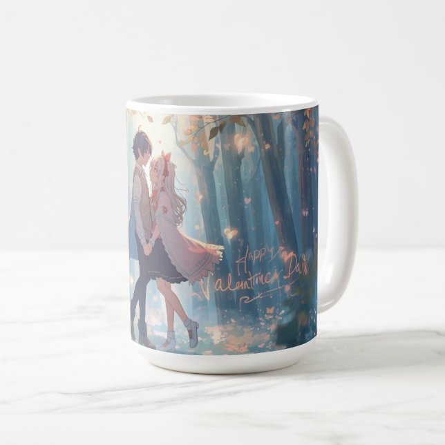 Anime Valentine Mug Kaffemugg (Framsida höger)
