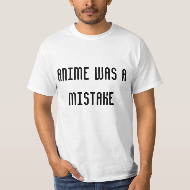 anime var en missförstå t-shirt (Framsida)