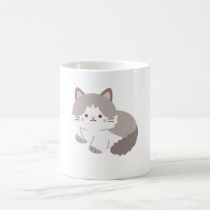 Anime Vibes Mugg - Cute & Coola Sticker-Stil