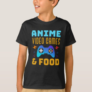 Anime, videospel och mat Härlig design T Shirt
