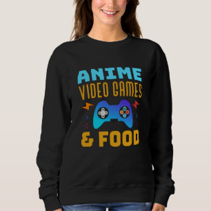 Anime, videospel och mat Härlig design T Shirt