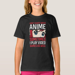 Anime Waifu Girl Öga Video Games Gaming Quo T Shirt