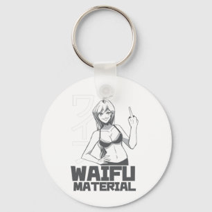 Anime Waifu Nyckelring