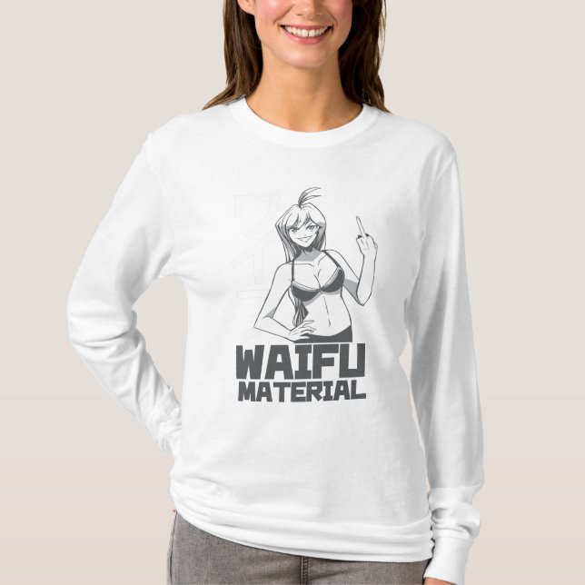 Anime Waifu T Shirt (Framsida)