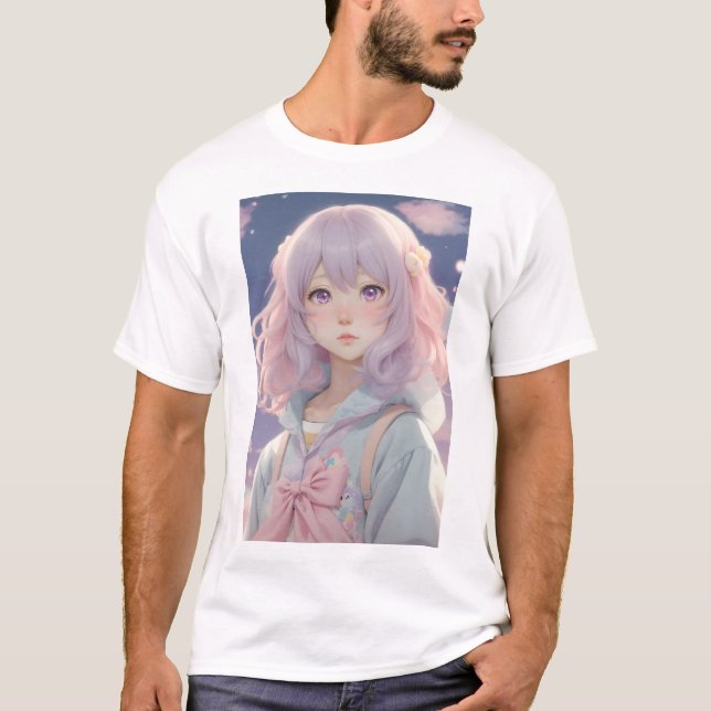 Anime waifu t shirt (Framsida)