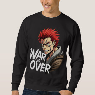 Anime Warrior - Krig är över stridshandling Manga Lång Ärmad Tröja