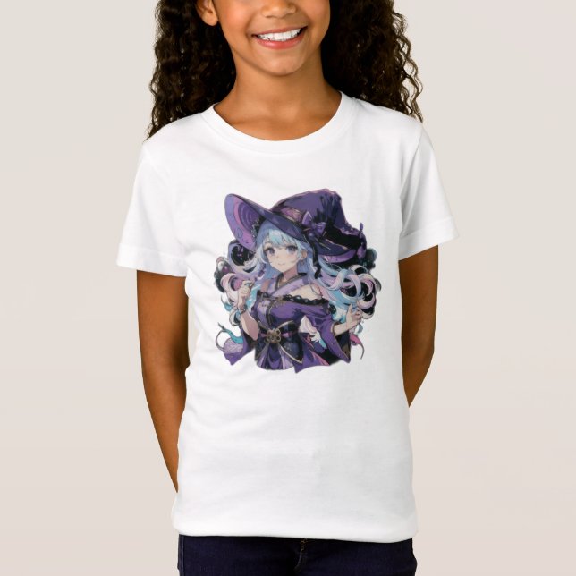 Anime/Witch/halloween T Shirt (Framsida)