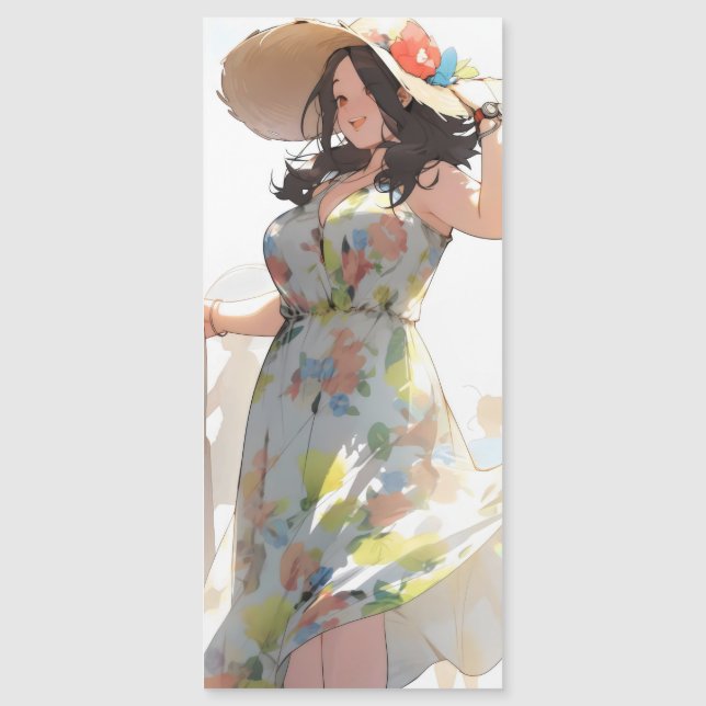 Anime Woman Plus Storlek (Framsida)