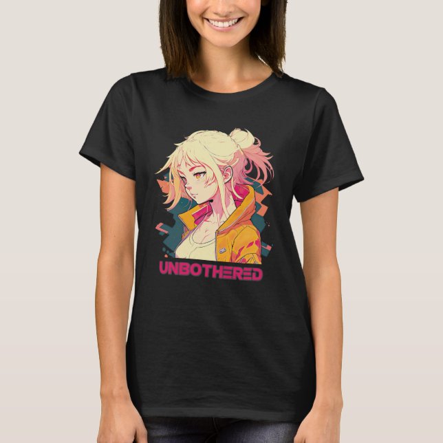 Anime Womens Tshirts | Obosted Girl T-Shirt (Framsida)
